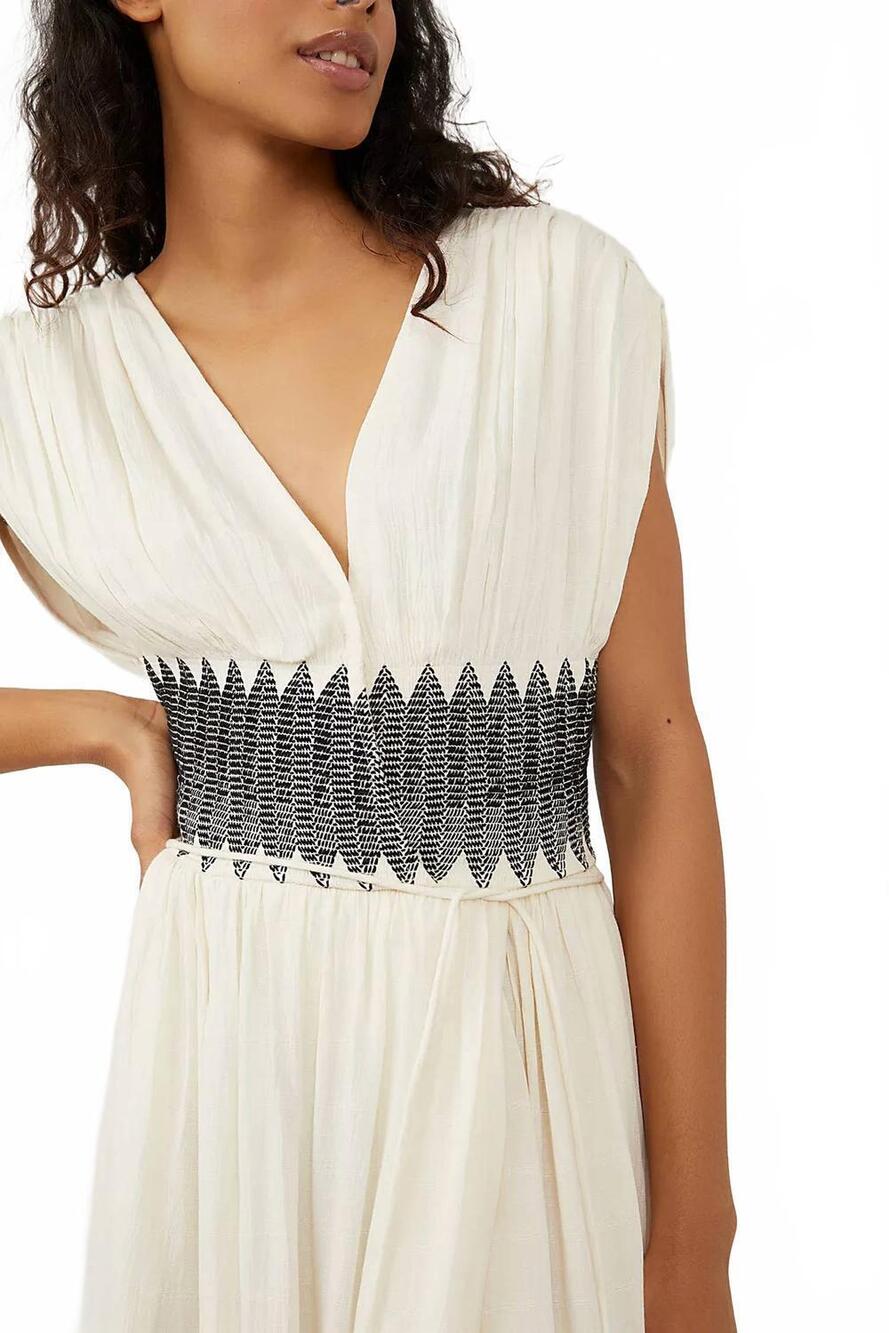 NEW FREE PEOPLE devon maxi dress in tea - Picture 5 of 5